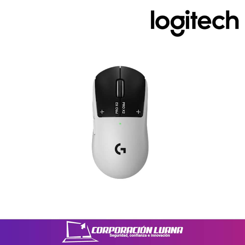MOUSE LOGITECH G PRO X2 SUPERSTRIKE ( 910-007775 ) 44K DPI 90 H | WIRELESS | LIGHTSPEED | NEGRO - BLANCO
