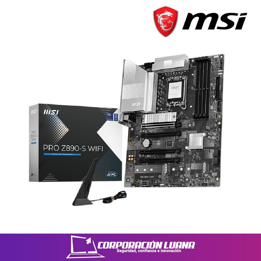 MOTHERBOARD MSI PRO Z890-S WIFI ( PRO-Z890-S-WIFI ) DDR5 | LGA 1851