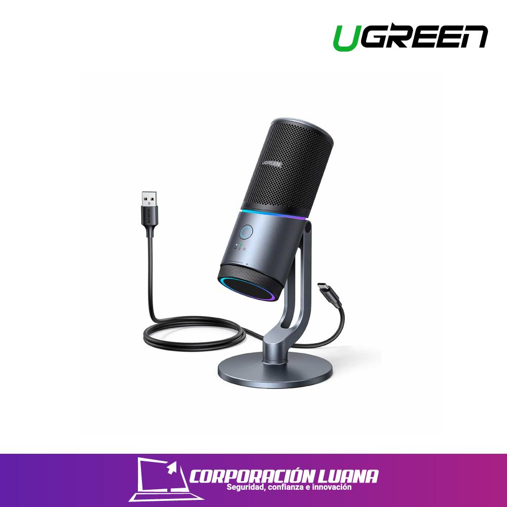 UGREEN ( 35629 ) MICROFONO PARA PC USB W/RGB MUTE
