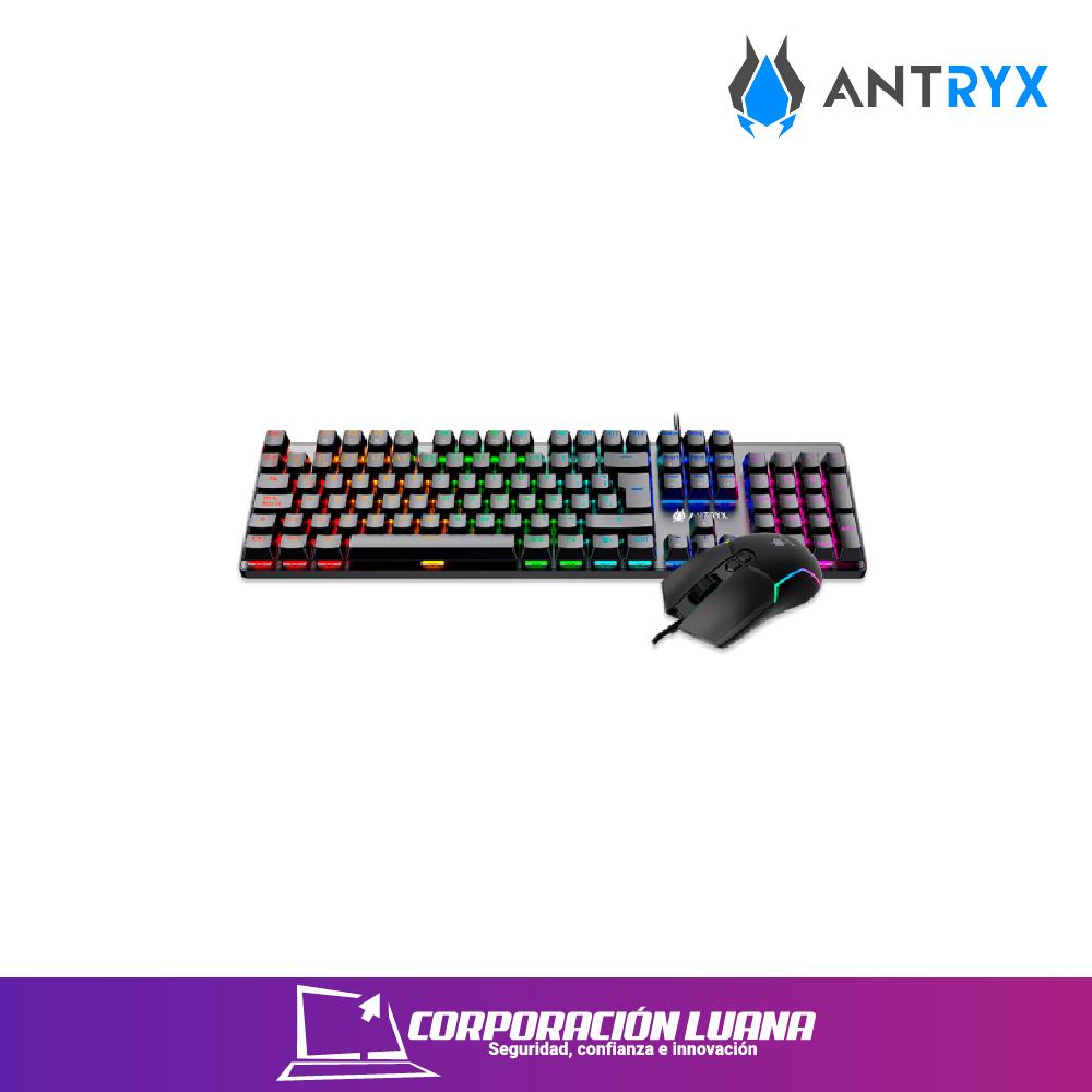 COMBO ANTRYX GAMER GC-3500 ( AGC-3500KRE-SP ) TECLADO+MOUSE | SWITCH RED | LED RGB
