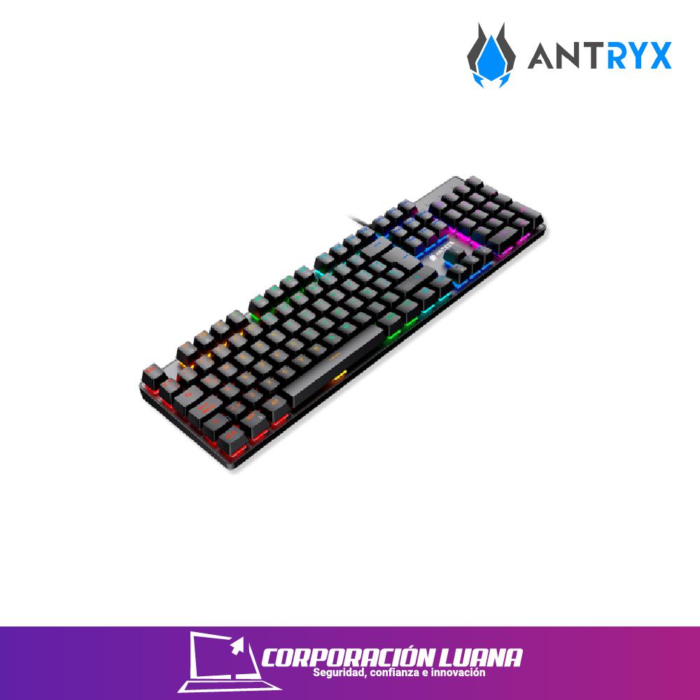 TECLADO ANTRYX GAMER MK760L ( AMK-760LKBL-SP ) SWTICH BLUE | LED RGB