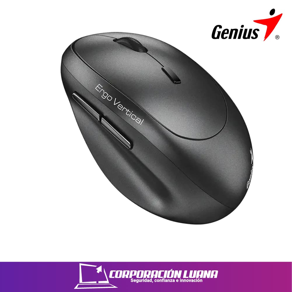 MOUSE GENIUS INALAMBRICO VERTICAL ERGO 8350S ( 31030041400 ) WIRELESS - BT | COPILOT IA NEGRO