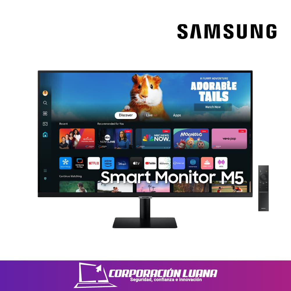 MONITOR SAMSUNG SMART 32" ( S32DM500 ) FHD | VA | 60 HZ | 2 HDMI USB-A
