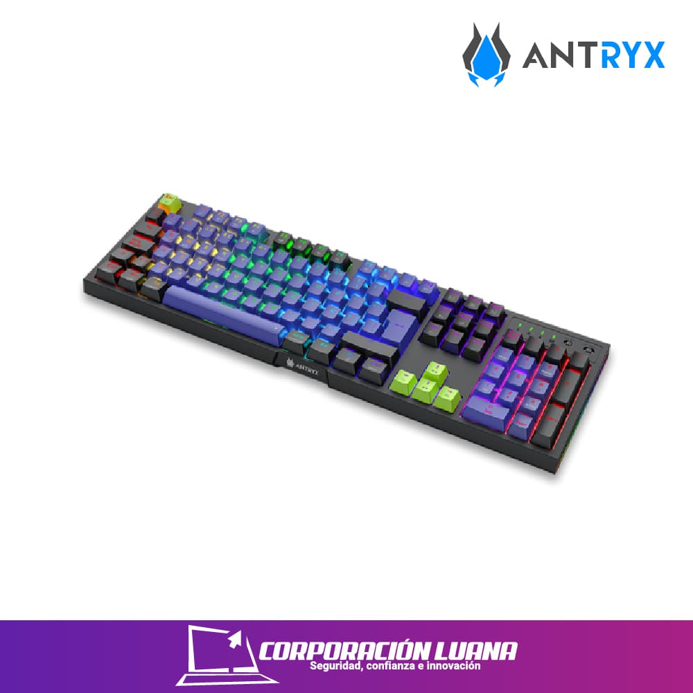 TECLADO MECANICO INALAMBRICO ANTRYX MK865 TRIX ( AMK-865TXKRE-SP ) SWITCH RED | LED RGB