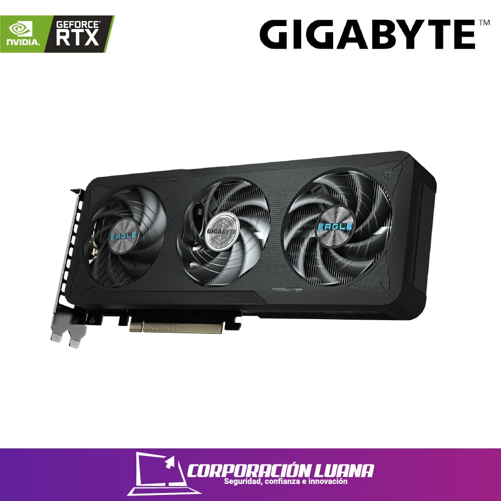 TARJETA DE VIDEO GIGABYTE RTX 5060 TI EAGLE MAX OC ( GV-N506TEAGLEMAX OC-16GD ) 16GB - GDDR7 | X3 FANES | DLSS 4 | 128BIT | X3 DP - 1 HDMI