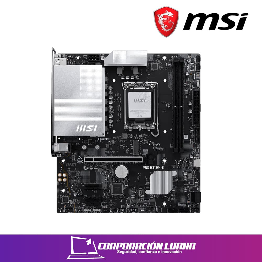 MOTHERBOAR MSI PRO H810M-B ( 824142420362 ) DDR5 | LGA 1851