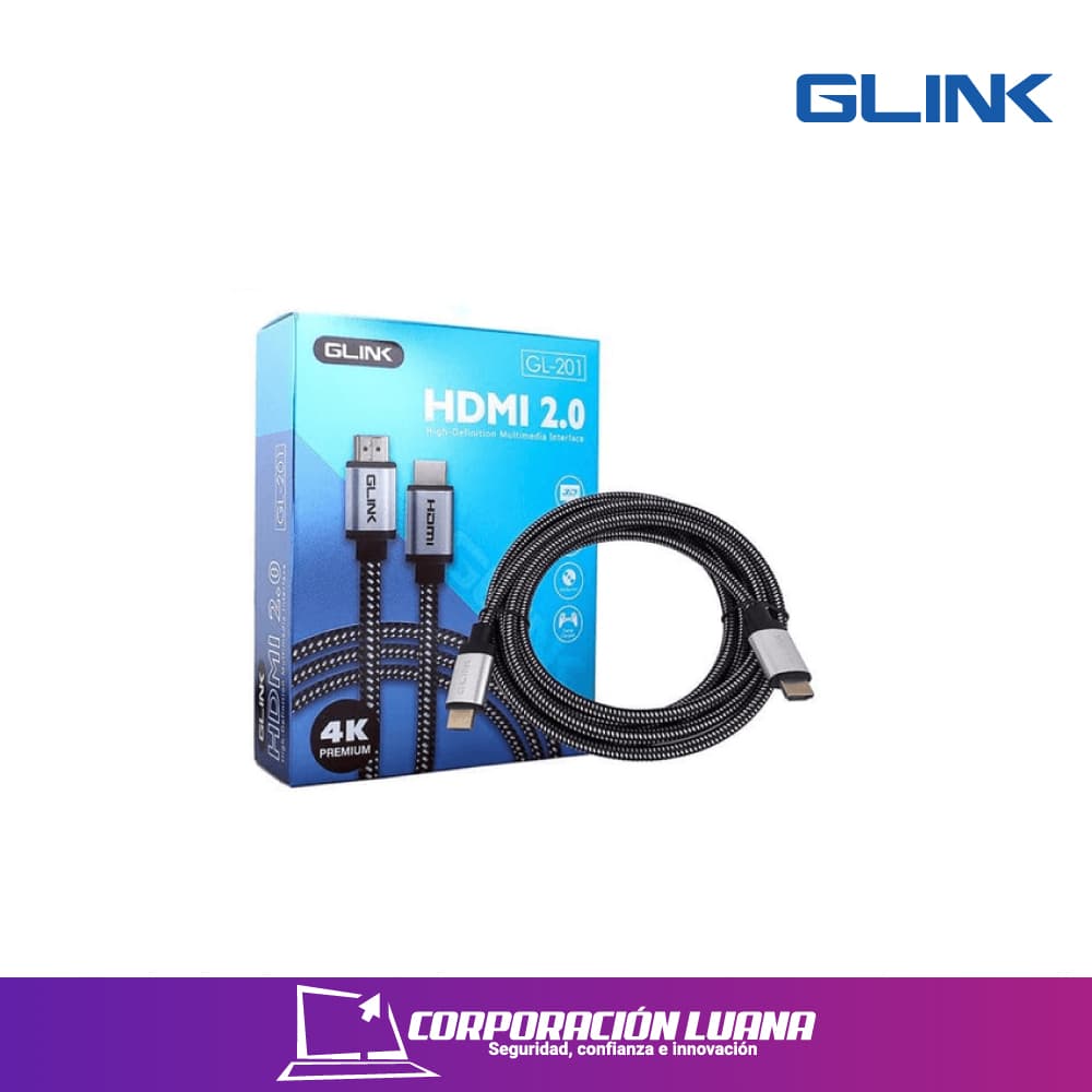 CABLE HDMI 2.0 GLINK ( GL-201 ) 10 METROS