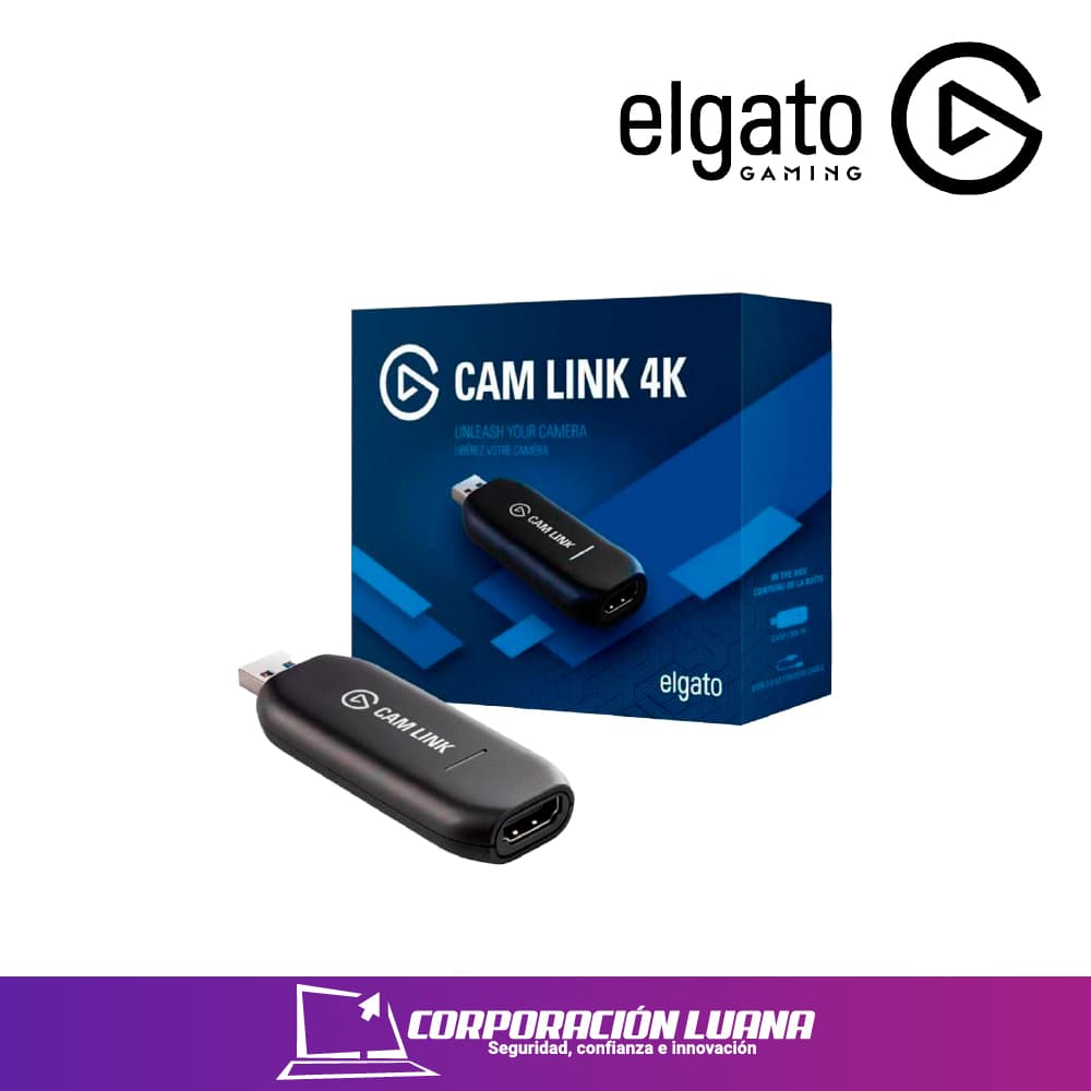 CAPTURADORA DE VIDEO ELGATO CAM LINK ( 10GAM9901 ) 4K - 60 FPS | USB 3.0