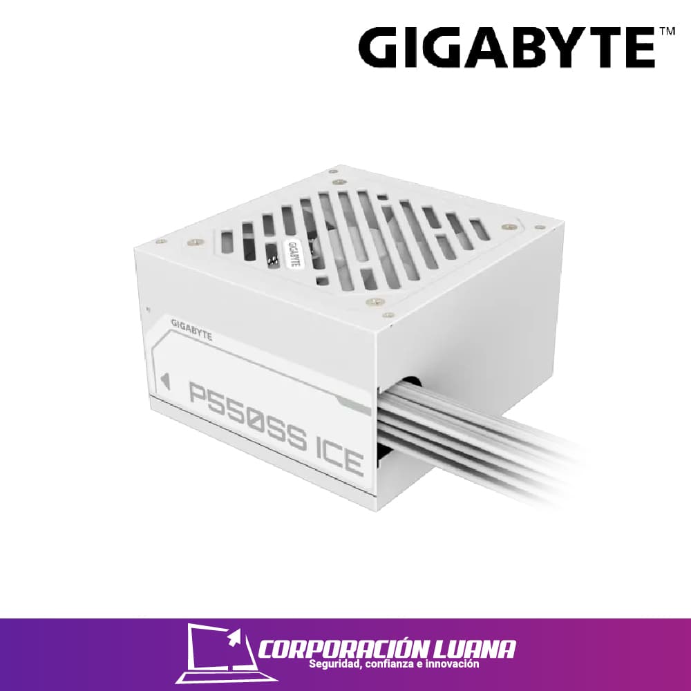 FUENTE DE PODER GIGABYTE P550SS ICE ( GP-P550SS ICE ) 80 PLUS SILVER