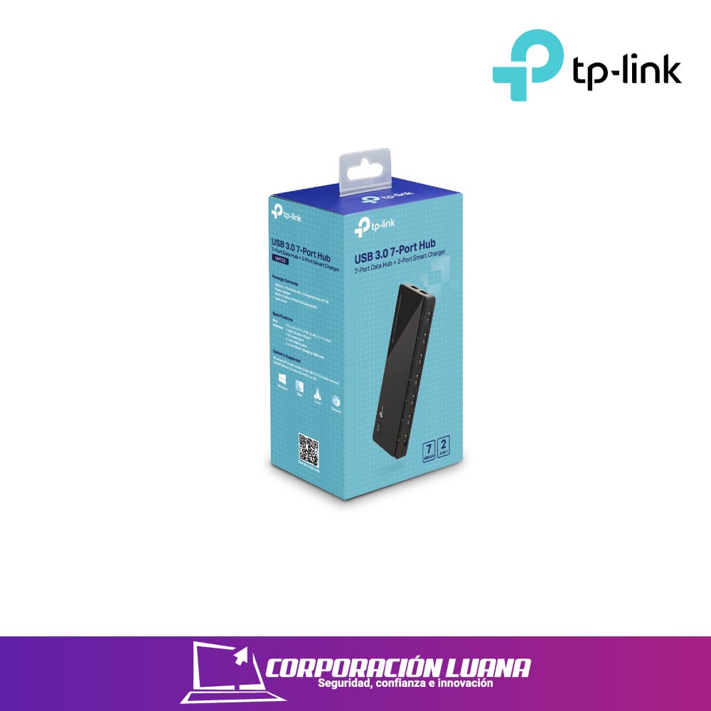HUB TP-LINK UH720 ( 1702500014 ) 7 PUERTOS USB 3.0 | CON 2 PUERTOS DE CARGA