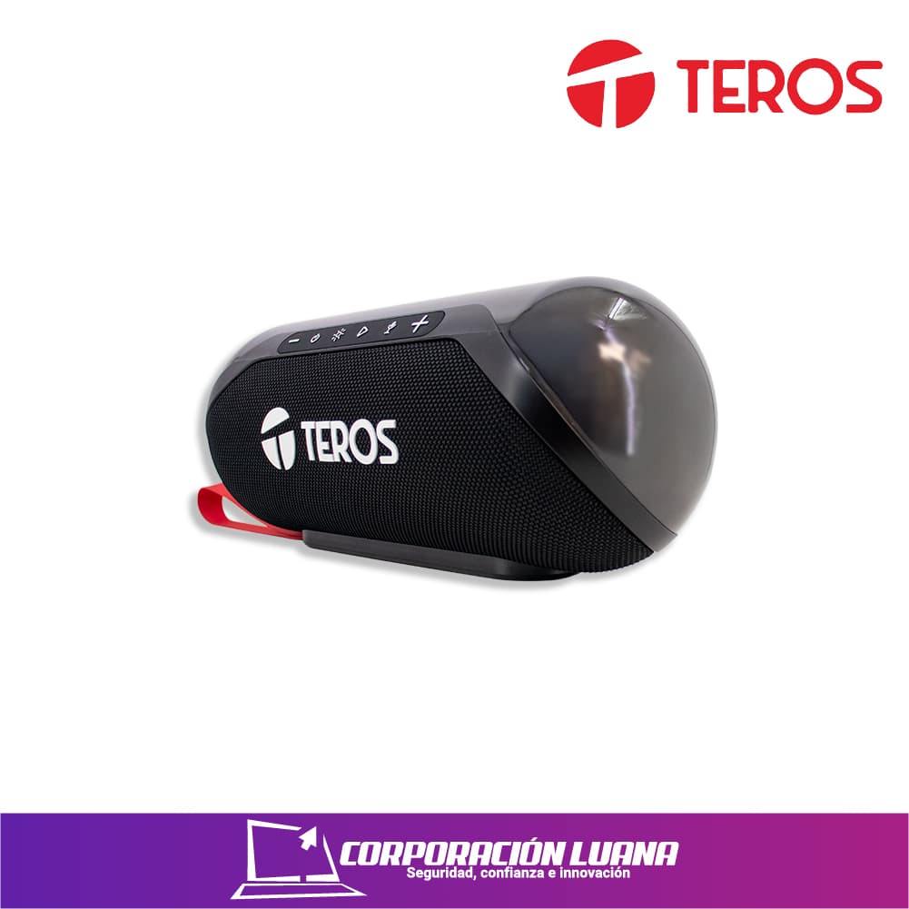 PARLANTE TEROS INALAMBRICO ( TE-6047N ) BT 5.3 | FM | 20W | RGB | NEGRO