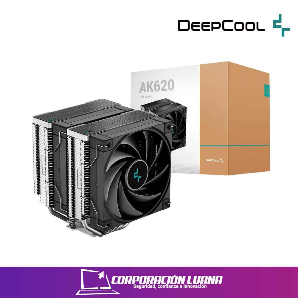COOLER PROCESADOR DEEPCOOL AK620 G2 ( R-AK620G2-BKNNMN-GJD ) NEGRO