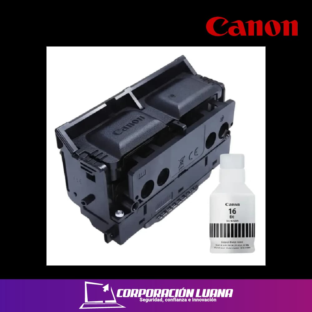 CABEZAL REEMPLAZABLE CANON MEGATANK MAXIFY GX ( 16 BK )