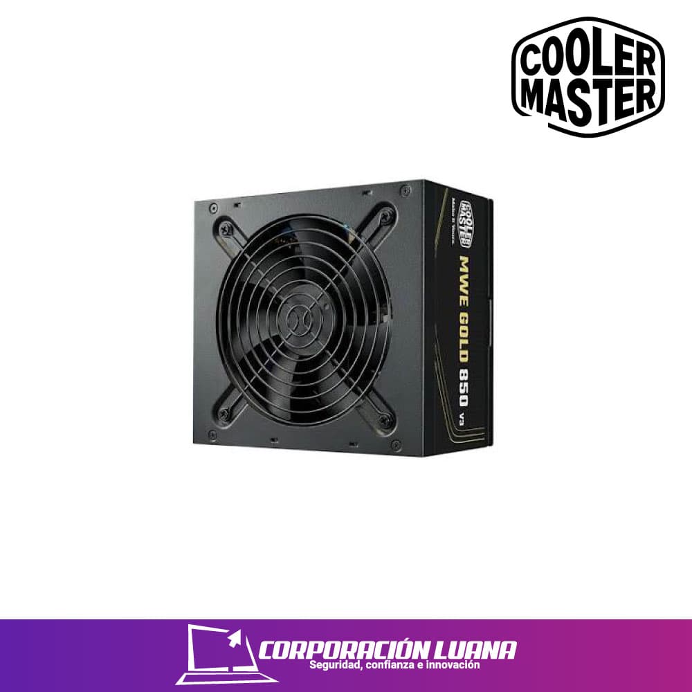 FUENTE DE PODER COOLER MASTER MWE V3 ( MPE-6502-ACAAG-3BUS ) 650W 80 PLUS GOLD