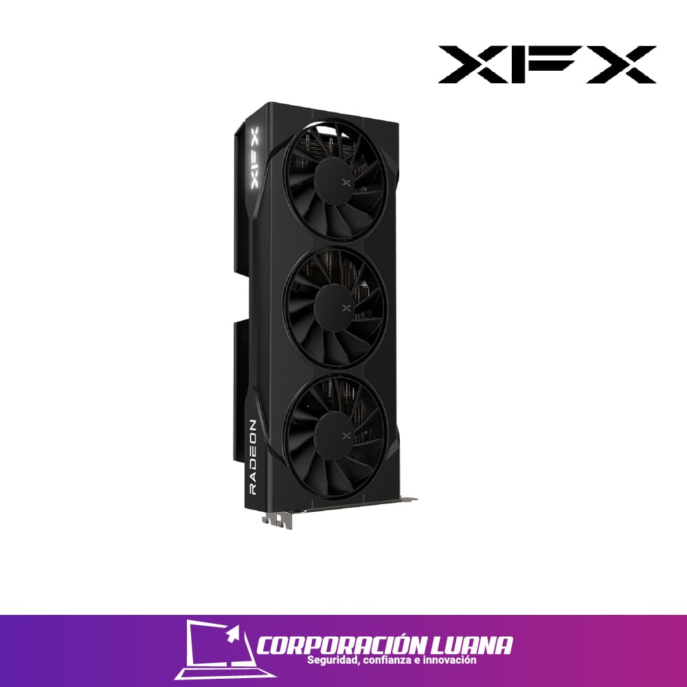 TARJETA DE VIDEO XFX SWITF RADEON RX 9060 XT OC ( RX-96TS316B7 ) 16GB - GDDR6 | X3 FANES | NEGRA | HDMI - X2 DP