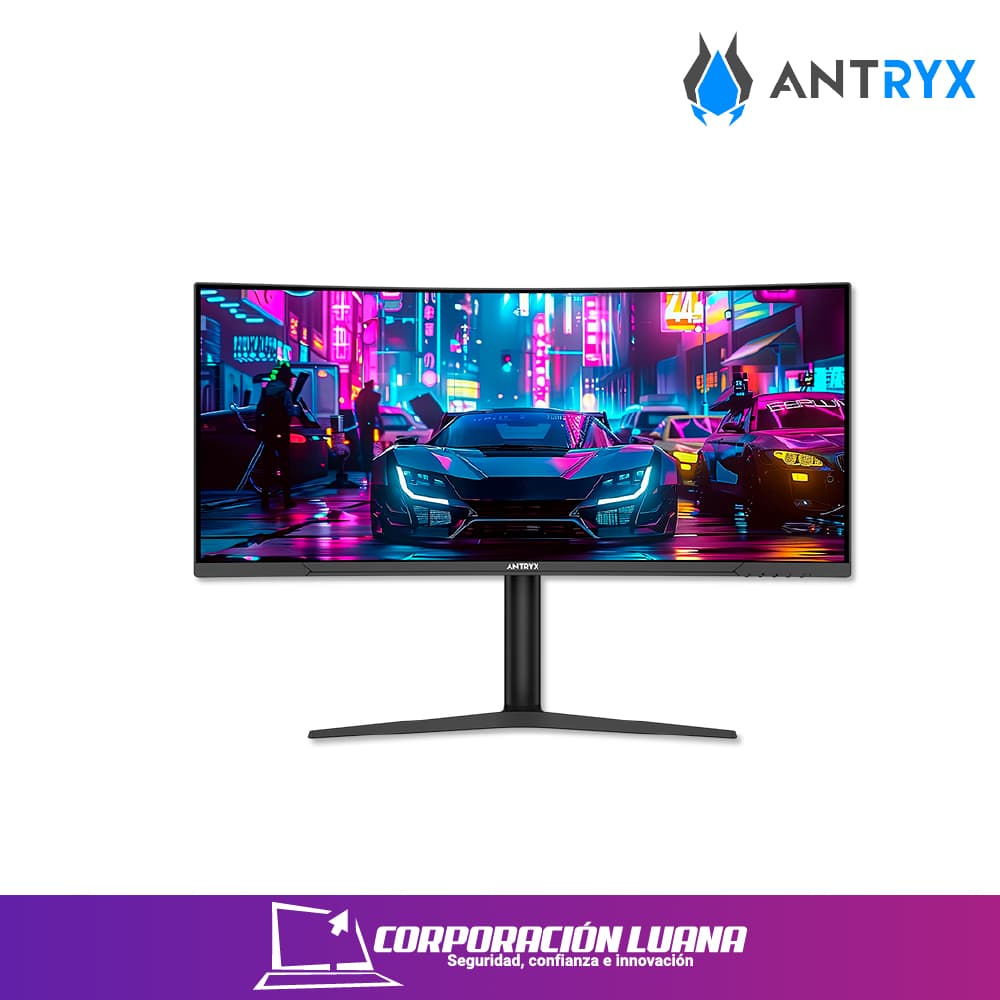 MONITOR CURVO ANTRYX 34" CV3420WQ ( AXV-CV3420WQ ) VA | UWQHD - 200HZ - 1MS | 21:9 | HDMI - DP