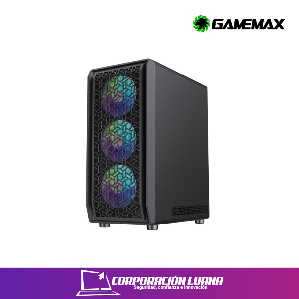 CASE GAMER GAMEMAX FORGE AB MALLA ( AGAFOSF ) S/FIENTE | X6 FANES ARGB