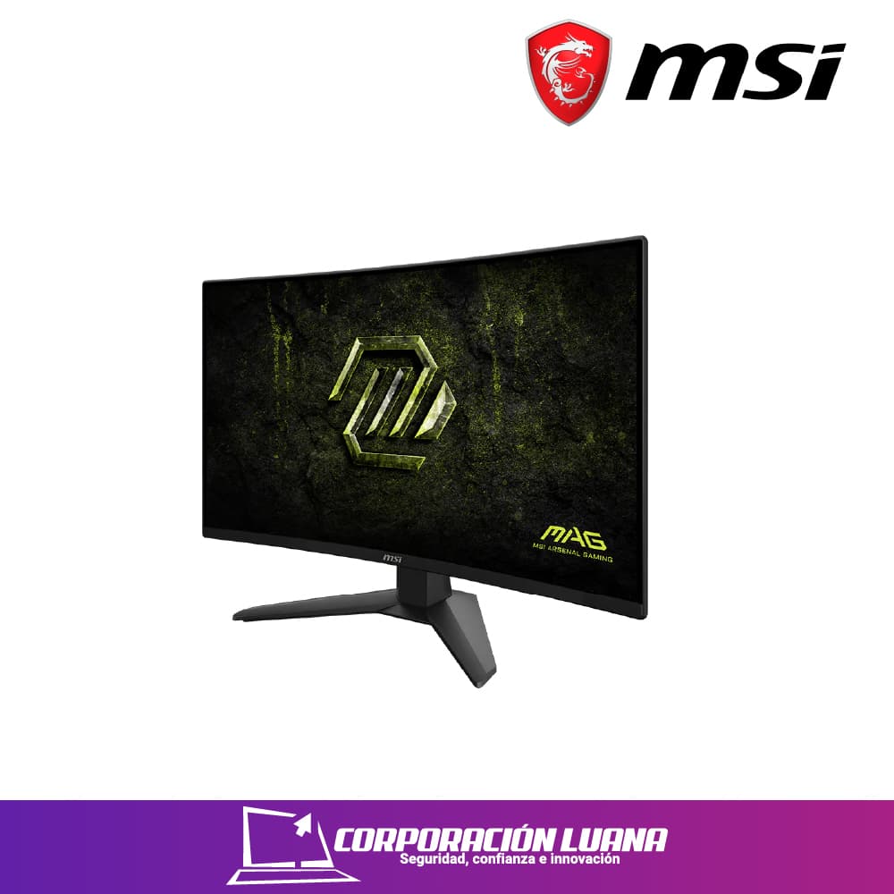 MONITOR CURVO MSI 27" MAG 274CF X24 FLAT ( MT023MSI60 ) VA | WQHD - 240HZ - 0.5 MS | HDR | X2 HDMI - DP