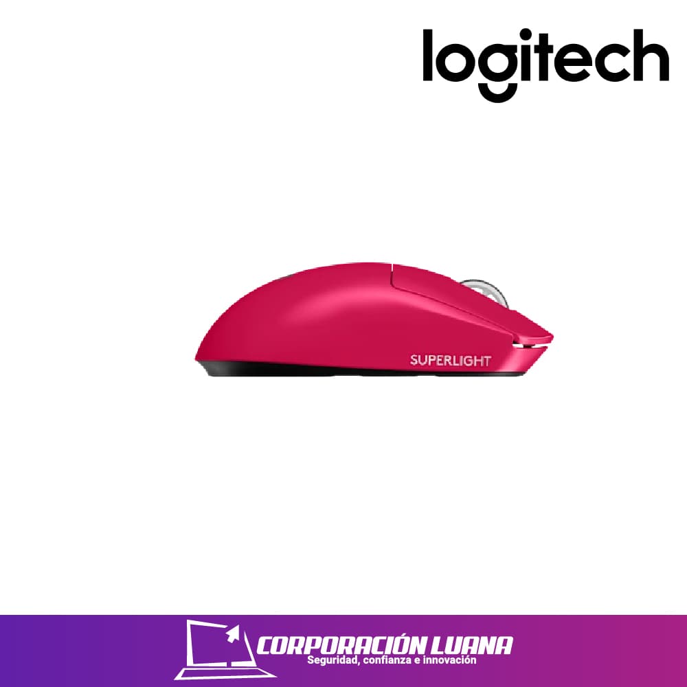MOUSE LOGITECH PRO X SUPERLIGHT 2 (910-006795) WIRELESS / POWERPLAY / 32.000DPI / 2K HZ / SENSOR OPTICO HERO 2 / MAGENTA