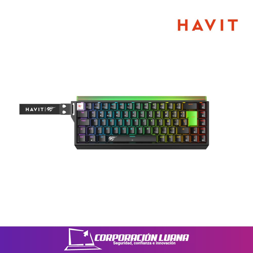 TECLADO GAMER MAGNETICO HAVIT ( KB921L PRO ) RGB | PROGRAMABLE