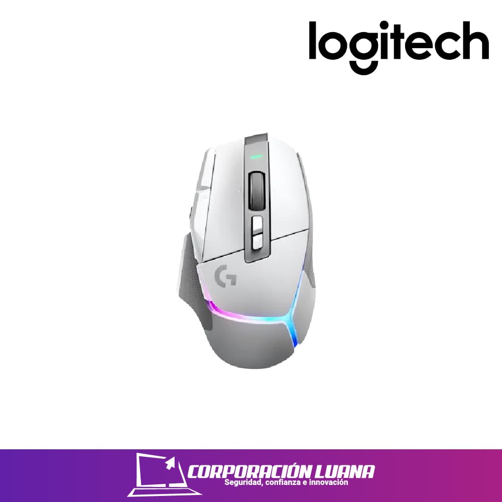 MOUSE LOGITECH G502 X PLUS ( 910-006170 ) BLANCO| LIGHTSPEED | 25K DPI | LED RGB